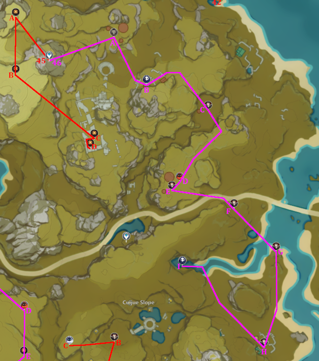 Elite Farming Routes for Bonk | Genshin Impact